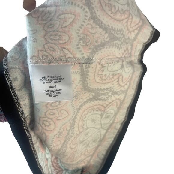 London Times Y2k Women's Size 10 Beaded Turquoise Red‎ Shift Dress - Picture 5 of 9